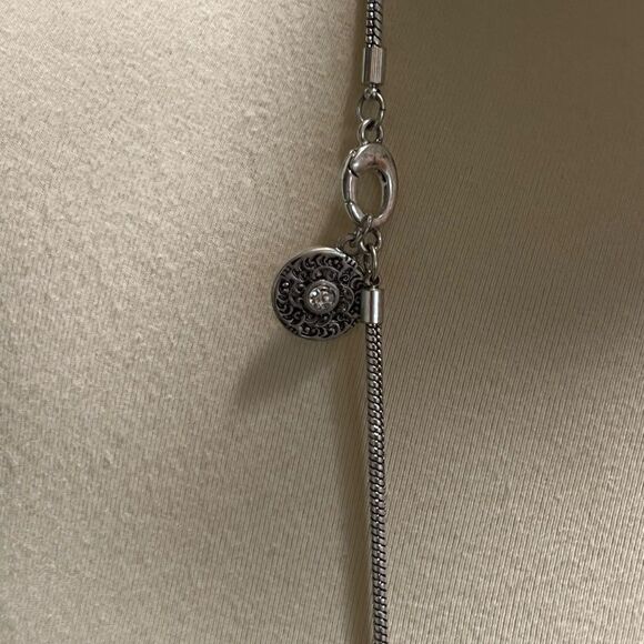 Premier Designs Silver Necklace with Charms #PDNK1 - Picture 3 of 8